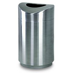 REFINE 21 GALLON HALF ROUND  STAINLESS STEEL 