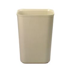 FIRE RESISTANT WASTEBASKET 40 QUART BEIGE 4/CS