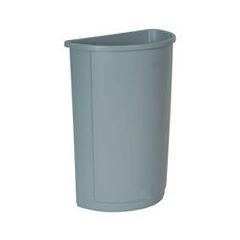 UNTOUCHABLE HALF ROUND 21GAL  GRAY 4/CS
