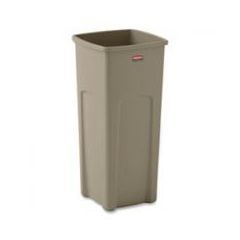 UNTOUCHABLE SQUARE CONTAINER 23 GALLON GRAY 3/CS
