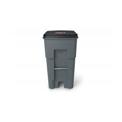 BRUTE ROLLOUT CONTAINER 65  GALLON GREY 4/CS