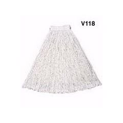 32 OZ VALUE PRO CUT-END COTTON  WET MOP 1" HEADBAND WHITE 