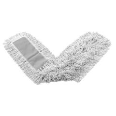 KUTAWAY DUST MOP 18" UNTREATED WHITE WASH 12/CS