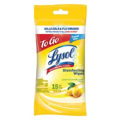 LYSOL DISINFECTING WIPES  FLATPACKS LEMON AND LIME 