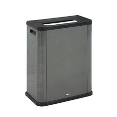 ELEVATE DECORATIVE REFUSE  CONTAINER 23GAL PLASTIC/METAL 