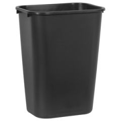 DESKSIDE WASTEBASKET 41QT BLK 12/CS