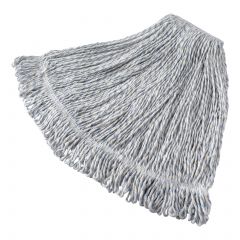 WEBFOOT FINISH MOP 1" BAND L BLUE WHITE 6/CS