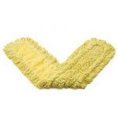 TRAPPER DUST MOP 24" PRETREATED YELLOW 12/CS