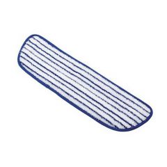 MICROFIBER FINISH PAD 18" BLUE STRIPED 6/CS