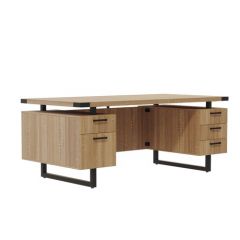 DESK FREE STANDING 72x36  BBB/BF SAND DUNE