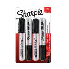 SHARPIE KING SIZE PERMANENT  MARKER BROAD CHISEL TIP BLACK 