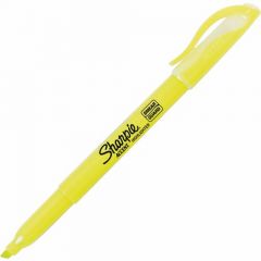 SHARPIE POCKET HIGHLIGHTER  YELLOW 12/PK