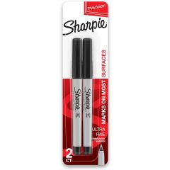 SHARPIE ULTRA FINE POINT  PERMANENT MARKER 2/PK