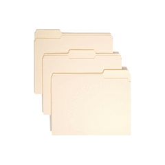 MANILA FILE FOLDER 1/3-CUT TAB  LETTER SIZE 8.5X11 100/BX