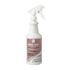 SIGN OFF PLEXIGLASS AND CRTCLEANER 12/QT