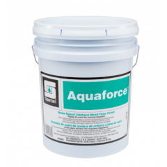 AQUAFORCE WOOD FLOOR FINISH WATER BASE HIGH GLOSS 5 GAL