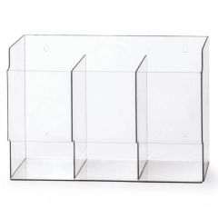 ACRYLIC 3 GLOVE BOX HOLDER  