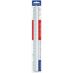 TRIANGULAR ARCHITECT RULER 12" WHITE