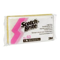 #63 SCOTCH-BRITE LIGHT DUTY SCRUB SPONGE 20/CS