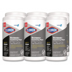 SCREENPLUS SCREEN SANITIZING WIPES 6x8 CITRUS BLEND WHITE