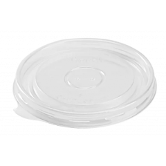 FLAT LID FOR 6/10OZ PAPER FOOD CONTAINER POLYPROPYLENE