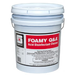 [*][*] FOAMY Q&A ACID DISINFECTANT  CLEANER 5GAL