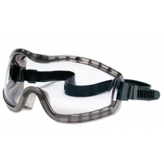 STRYKER GOGGLES CLEAR ANTI-FOG  LENS SMOKE FRAME 