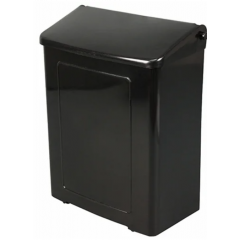 SAFE USE PLASTIC SANITARY  NAPKIN RECEPTACLE BLACK 4/CS