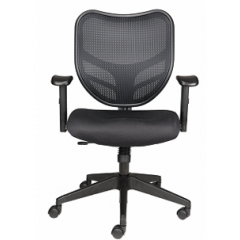 UPHOLSTERED SEAT / MESH BACK 