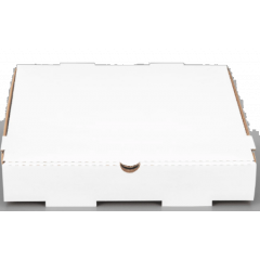 CORRUGATED PIZZA BOX 12X12X2  WHITE 50/CS