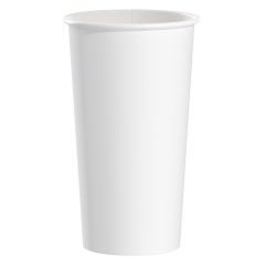 HOT CUP 20oz WHITE 15/40 