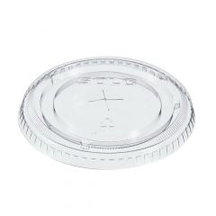 STRAW SLOT LID (9,12,20oz) CLEAR 10/100