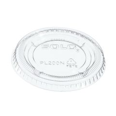 PLASTIC SOUFFLE LID (1.5, 2oz) CLEAR 20/125