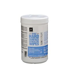 NABC HARD SURFACE DISINFECTANT WIPES 6/125