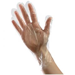 CAST POLY GLOVE POWDER FREE S  10/100
