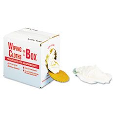 MULTIPURPOSE REUSABLE WIPING  CLOTH COTTON 5LB BOX ASSORTED 