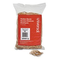 RUBBER BANDS SIZE 16 0.04"  GAUGE BEIGE 1LB BOX 1,900/PK