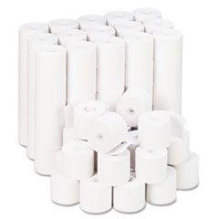 IMPACT AND INKJET PRINT BOND  PAPER ROLLS .5" CORE 2.25" X 