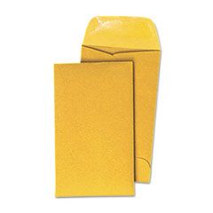 COIN ENVELOPE #7 3.5x6.5  LIGHT KRAFT 500/BX