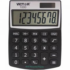 VICTOR 1000 MINIDESK CALCULATOR 8-DIGIT LCD
