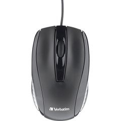 VERBATIM CORDED OPTICAL MOUSE BLACK