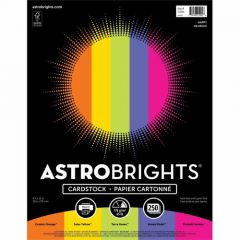 COPY PAPER 65LB 8.5x11 ASSORTED HAPPY COLORS 500/RM