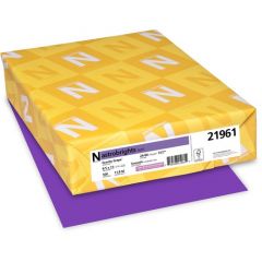 COPY PAPER 65LB 8.5x11 GRAVITY GRAPE 500/RM