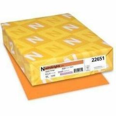 COPY PAPER 24LB 8.5x11 COSMIC ORANGE 500/RM