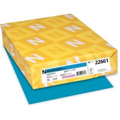 COPY PAPER 24LB 8.5x11 CELESTIAL BLUE 500/RM