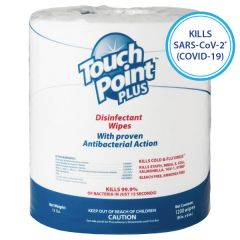 TOUCH POINT PLUS DISINFECTANT  WIPES 1200/RL 2RL/CS