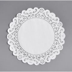LACE DOILIES 12" LACE WHITE  500/CS