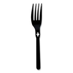 WEGO FORK REFILL POLYSTYRENE  BLACK 1000/CS