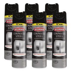 WEIMAN STAINLESS STEEL CLEANER  AND POLISH 6/17OZ