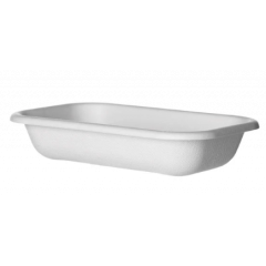 RECTANGULAR WORLDVIEW 16OZ  TRAY 7X4.75X1.5 WHITE 400/CS